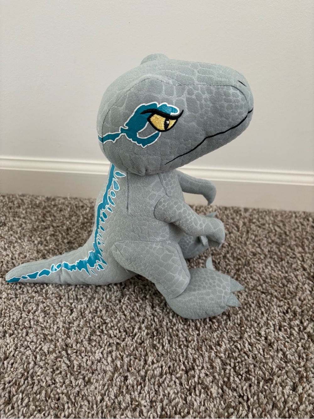 Jurassic World (Blue) Dinosaur Toy with Teal Accent